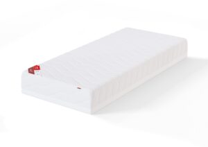 Kietas viengulis spyruoklinis viskoelastinis čiužinys Sleepwell RED Pocket Plus Hard