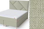 Geometry galvūgalis su baldiniu šviesiai žalios spalvos audiniu Sleepwell RED serijos dvigulėms lovoms