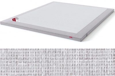 Latekso antčiužinis su baldiniu audiniu Sleepwell RED serijos lovoms TOP Latex Lux šviesiai pilka spalva-audinys