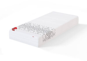 Kietas viengulis spyruoklinis lateksinis lovos čiužinys Sleepwell RED Pocket Etno Hard