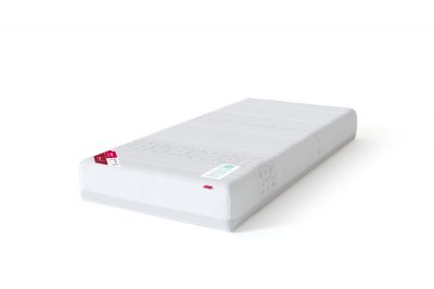 Vidutinio kietumo viengulis spyruoklinis lateksinis lovos čiužinys Sleepwell RED Pocket Etno Hard
