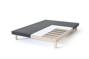 Sleepwell BLUE Frame dvigulės lovos rėmas, tamsiai pilka spalva-struktūra